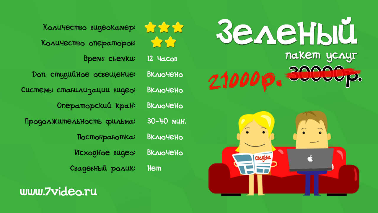 Зеленый пакет, Видеостудия 7video.ru
